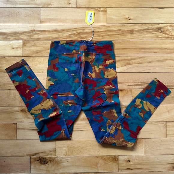 LL Bean Boundless Performance Pocket Tights, Mid-Rise Print NWT - Picture 7 of 7